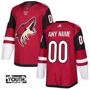 Adidas Arizona Coyotes Personalisiert Authentic Trikot - Kinder (Rot) Adidas Arizona Coyotes Personalisiert Authentic Trikot - Kinder (Rot)