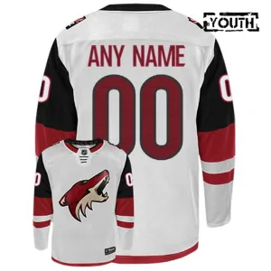 Adidas Arizona Coyotes Personalisiert Trikot - Kinder (Weiss) Adidas Arizona Coyotes Personalisiert Trikot - Kinder (Weiss)