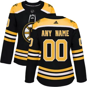 Adidas Boston Bruins Personalisiert Authentic Trikot - Dame (Schwarz) Adidas Boston Bruins Personalisiert Authentic Trikot - Dame (Schwarz)