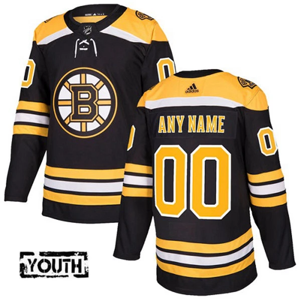 Adidas Boston Bruins Personalisiert Authentic Trikot - Kinder (Schwarz) Adidas Boston Bruins Personalisiert Authentic Trikot - Kinder (Schwarz)