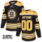 Adidas Boston Bruins Personalisiert Authentic Trikot - Kinder (Schwarz)