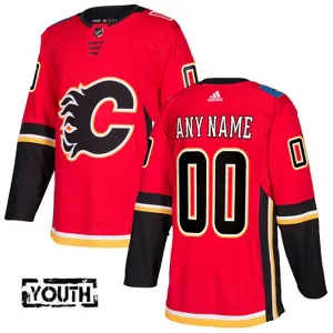 Adidas Calgary Flames Personalisiert Authentic Trikot - Kinder (Rot) Adidas Calgary Flames Personalisiert Authentic Trikot - Kinder (Rot)