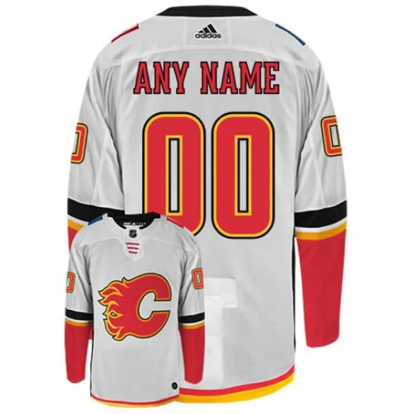Adidas Calgary Flames Personalisiert Trikot - Herren (Weiss)