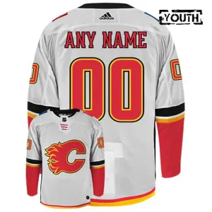 Adidas Calgary Flames Personalisiert Trikot - Kinder (Weiss) Adidas Calgary Flames Personalisiert Trikot - Kinder (Weiss)