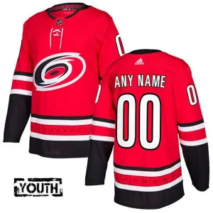 Adidas Carolina Hurricanes Personalisiert Authentic Trikot - Kinder (Rot) Adidas Carolina Hurricanes Personalisiert Authentic Trikot - Kinder (Rot)