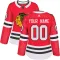 Adidas Chicago Blackhawks Personalisiert Authentic Trikot - Dame (Rot)