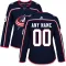 Adidas Columbus Blue Jackets Personalisiert Authentic Trikot - Dame (Navy)