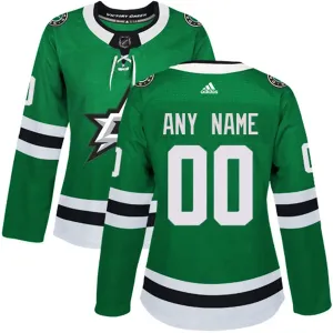 Adidas Dallas Stars Personalisiert Authentic Trikot - Dame (Grün) Adidas Dallas Stars Personalisiert Authentic Trikot - Dame (Grün)