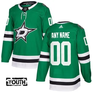Adidas Dallas Stars Personalisiert Authentic Trikot - Kinder (Grün) Adidas Dallas Stars Personalisiert Authentic Trikot - Kinder (Grün)