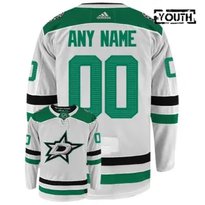 Adidas Dallas Stars Personalisiert Trikot - Kinder (Weiss) Adidas Dallas Stars Personalisiert Trikot - Kinder (Weiss)