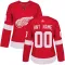 Adidas Detroit Red Wings Personalisiert Authentic Trikot - Dame (Rot)