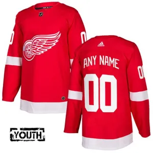 Adidas Detroit Red Wings Personalisiert Authentic Trikot - Kinder (Rot) Adidas Detroit Red Wings Personalisiert Authentic Trikot - Kinder (Rot)