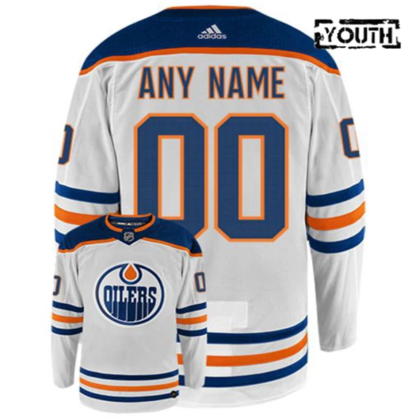 Adidas Edmonton Oilers Personalisiert Trikot - Kinder (Weiss) Adidas Edmonton Oilers Personalisiert Trikot - Kinder (Weiss)