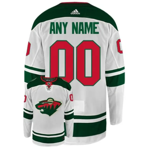 Adidas Minnesota Wild Personalisiert Trikot - Herren (Weiss)
