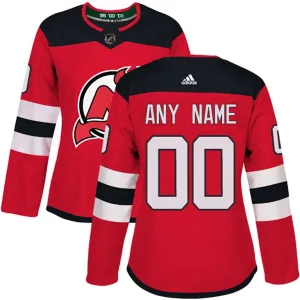 Adidas New Jersey Devils Personalisiert Authentic Trikot - Dame (Rot) Adidas New Jersey Devils Personalisiert Authentic Trikot - Dame (Rot)