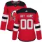 Adidas New Jersey Devils Personalisiert Authentic Trikot - Dame (Rot)
