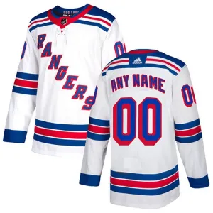 Adidas New York Rangers Personalisiert Authentic Trikot - Dame (Weiss) Adidas New York Rangers Personalisiert Authentic Trikot - Dame (Weiss)