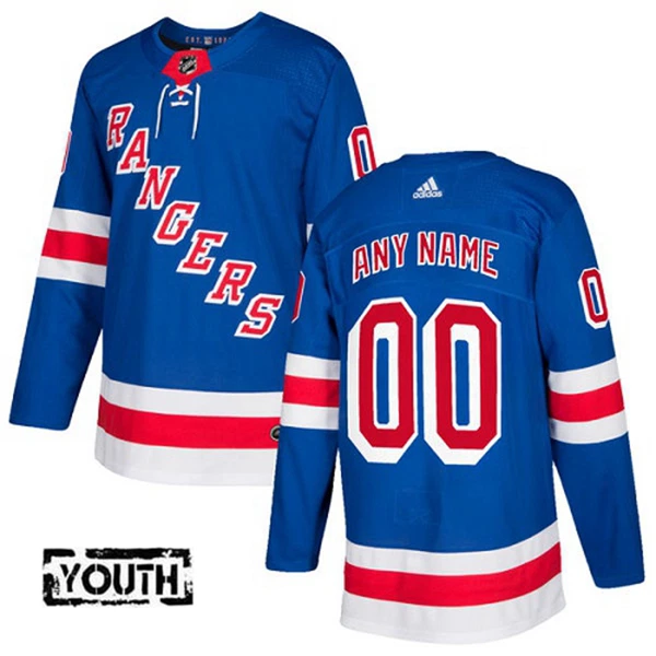 Adidas New York Rangers Personalisiert Authentic Trikot - Kinder (Blau) Adidas New York Rangers Personalisiert Authentic Trikot - Kinder (Blau)
