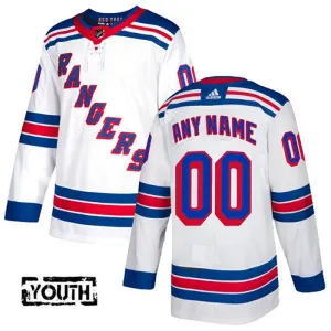Adidas New York Rangers Personalisiert Authentic Trikot - Kinder (Weiss) Adidas New York Rangers Personalisiert Authentic Trikot - Kinder (Weiss)