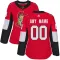 Adidas Ottawa Senators Personalisiert Authentic Trikot - Dame (Rot)