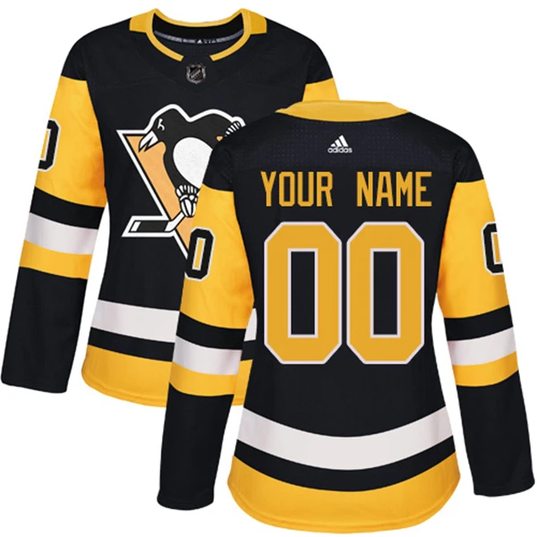 Adidas Pittsburgh Penguins Personalisiert Authentic Trikot - Dame (Schwarz) Adidas Pittsburgh Penguins Personalisiert Authentic Trikot - Dame (Schwarz)