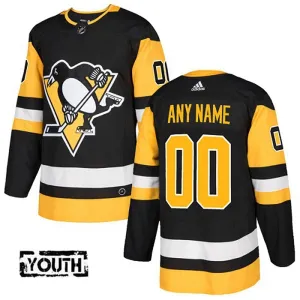 Adidas Pittsburgh Penguins Personalisiert Authentic Trikot - Kinder (Schwarz) Adidas Pittsburgh Penguins Personalisiert Authentic Trikot - Kinder (Schwarz)