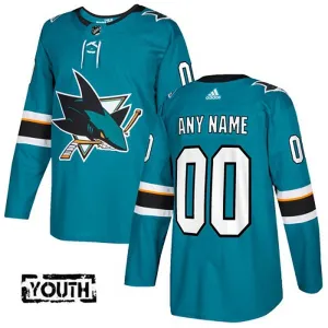 Adidas San Jose Sharks Personalisiert Authentic Trikot - Kinder Adidas San Jose Sharks Personalisiert Authentic Trikot - Kinder