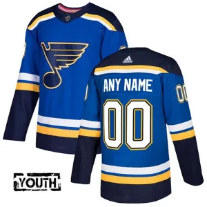 Adidas St. Louis Blues Personalisiert Authentic Trikot - Kinder (Blau) Adidas St. Louis Blues Personalisiert Authentic Trikot - Kinder (Blau)