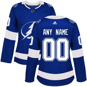 Adidas Tampa Bay Lightning Personalisiert Authentic Trikot - Dame (Blau) Adidas Tampa Bay Lightning Personalisiert Authentic Trikot - Dame (Blau)