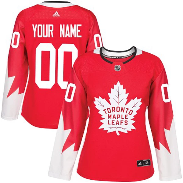 Adidas Toronto Maple Leafs Personalisiert Alternate Authentic Trikot - Dame (Rot) Adidas Toronto Maple Leafs Personalisiert Alternate Authentic Trikot - Dame (Rot)