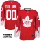 Adidas Toronto Maple Leafs Personalisiert Alternate Authentic Trikot - Kinder (Rot)
