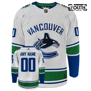 Adidas Vancouver Canucks Personalisiert Trikot - Kinder (Weiss) Adidas Vancouver Canucks Personalisiert Trikot - Kinder (Weiss)