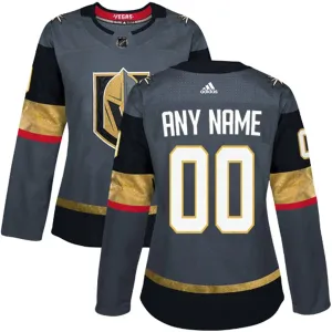 Adidas Vegas Golden Knights Personalisiert Authentic Trikot - Dame (Grau) Adidas Vegas Golden Knights Personalisiert Authentic Trikot - Dame (Grau)