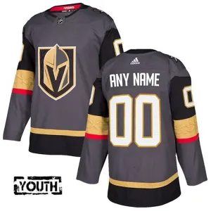 Adidas Vegas Golden Knights Personalisiert Authentic Trikot - Kinder (Grau) Adidas Vegas Golden Knights Personalisiert Authentic Trikot - Kinder (Grau)