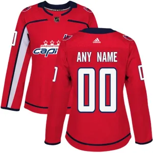 Adidas Washington Capitals Personalisiert Authentic Trikot - Dame (Rot) Adidas Washington Capitals Personalisiert Authentic Trikot - Dame (Rot)