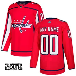 Adidas Washington Capitals Personalisiert Authentic Trikot - Kinder (Rot) Adidas Washington Capitals Personalisiert Authentic Trikot - Kinder (Rot)