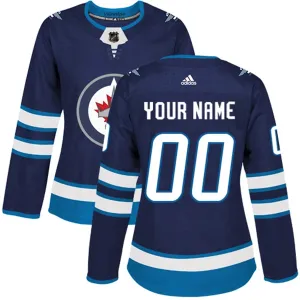 Adidas Winnipeg Jets Personalisiert Authentic Trikot - Dame (Navy) Adidas Winnipeg Jets Personalisiert Authentic Trikot - Dame (Navy)