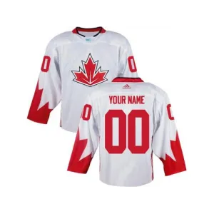 Kanada Personalisiert Trikot - Herren (Weiss) Kanada Personalisiert Trikot - Herren (Weiss)