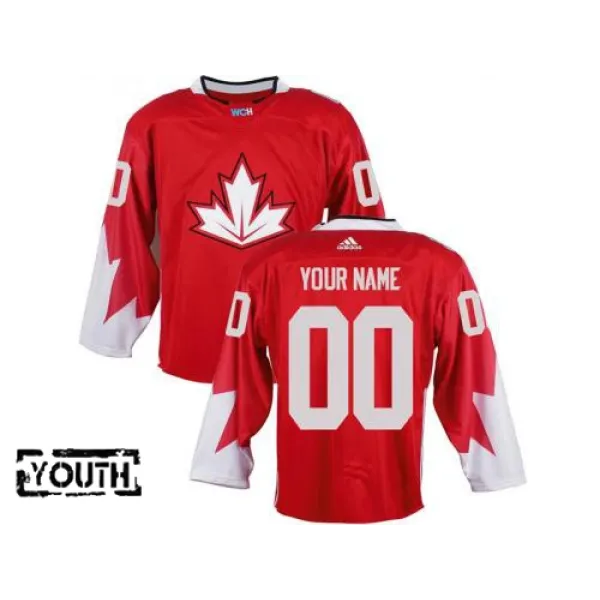 Kanada Personalisiert Trikot - Kinder (Rot)