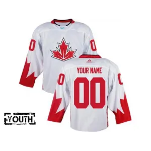 Kanada Personalisiert Trikot - Kinder (Weiss) Kanada Personalisiert Trikot - Kinder (Weiss)