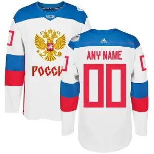 Russland 8 Personalisiert Premier Trikot - Herren (Weiss) Russland 8 Personalisiert Premier Trikot - Herren (Weiss)