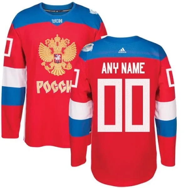 Russland Personalisiert Premier Trikot - Herren (Rot)
