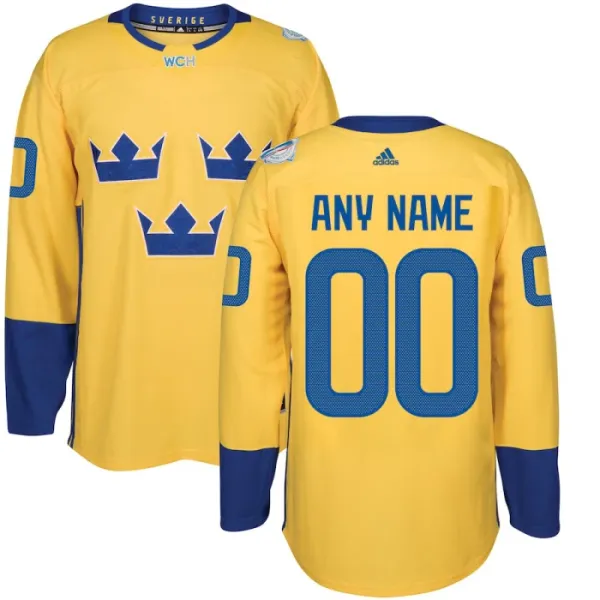 Schweden Personalisiert Premier Trikot - Herren (Gelb)