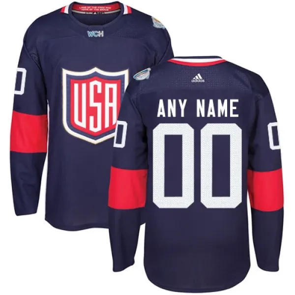 USA Personalisiert Premier Trikot - Herren (Blau)