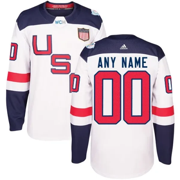 USA Personalisiert Premier Trikot - Herren (Weiss)