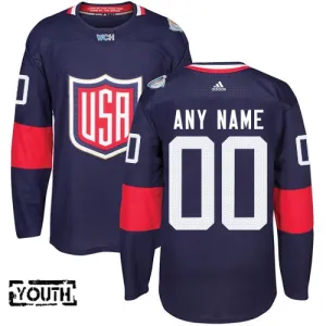 USA Personalisiert Premier Trikot - Kinder (Blau) USA Personalisiert Premier Trikot - Kinder (Blau)