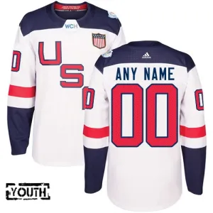 USA Personalisiert Premier Trikot - Kinder (Weiss) USA Personalisiert Premier Trikot - Kinder (Weiss)