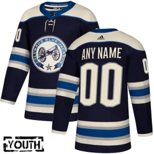 Adidas Columbus Blue Jackets Personalisiert Alternate Authentic Trikot - Kinder Adidas Columbus Blue Jackets Personalisiert Alternate Authentic Trikot - Kinder