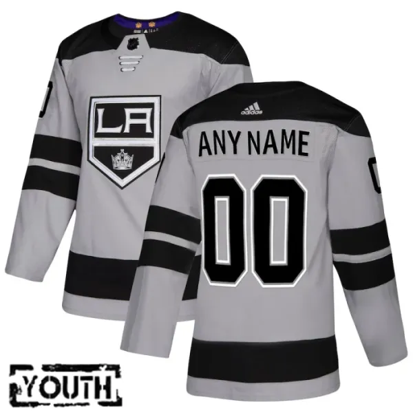 Adidas Los Angeles Kings Personalisiert Alternate Authentic Trikot - Kinder Adidas Los Angeles Kings Personalisiert Alternate Authentic Trikot - Kinder