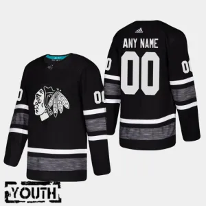 Adidas NHL Chicago Blackhawks Personalisiert All Star 2019 Authentic Trikot - Kinder (Schwarz) Adidas NHL Chicago Blackhawks Personalisiert All Star 2019 Authentic Trikot - Kinder (Schwarz)